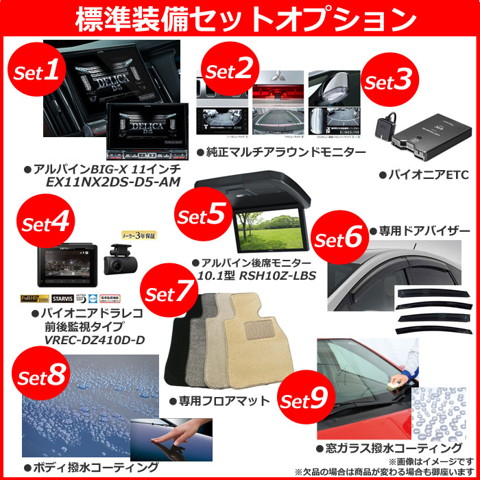 「月々￥26,400～」新車 ミツビシ デリカD5 4WD 2200 G-Power Package  8人乗り※ボーナス併用28万円の場合